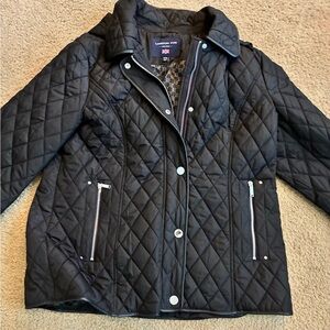 London Fog Women's Quilted Black Puffer Jacket